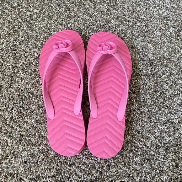 Gucci marmont flip flop sandals - Picture 4 of 8